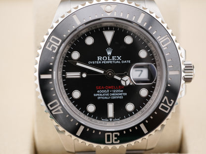 Rolex Sea-Dweller 43 Black Dial on Oyster 126600 Card 2017