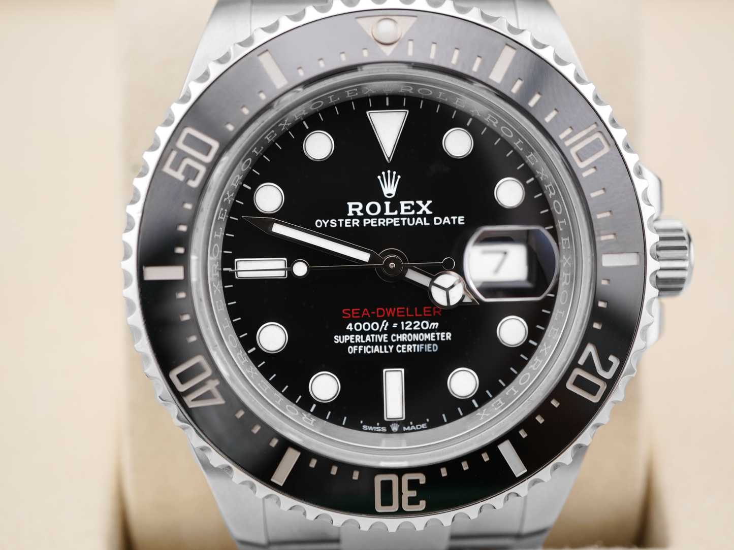 Rolex Sea-Dweller 43 Black Dial on Oyster 126600 Card 2017