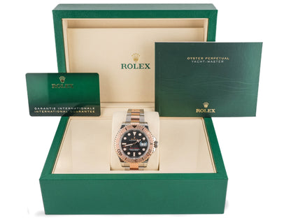 Rolex Yacht-Master Black Dial on Oyster 126621 Card 2024