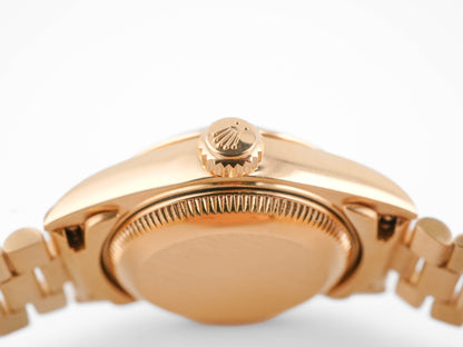 Rolex Datejust Lady President Champagne Diamond Dial on President 69178 1991