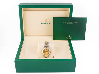 Rolex Datejust Lady Champagne Stick Dial on Jubilee 79173 2001