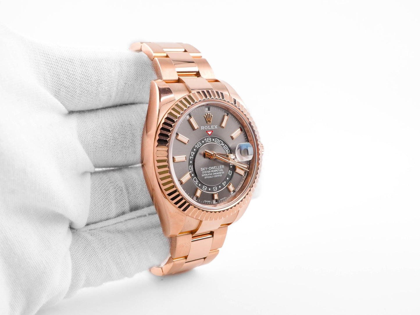Rolex SkyDweller Dark Rhodium Dial on Oyster 326935 Card 2021