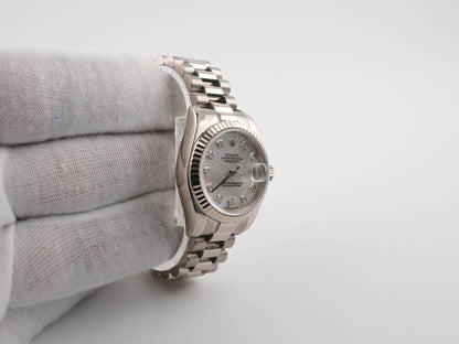 Rolex Datejust Lady President Mother-Of-Pearl Diamond Dial on President 179179 2002