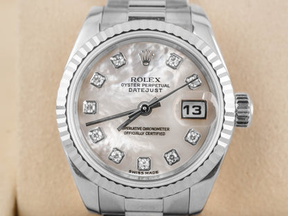 Rolex Datejust Lady President Mother-Of-Pearl Diamond Dial on President 179179 2002