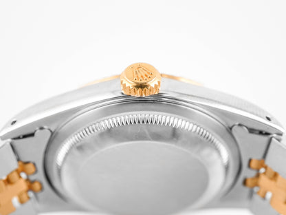 Rolex Datejust 36 White Roman & Diamond Dial on Jubilee 16233 Papers 1990