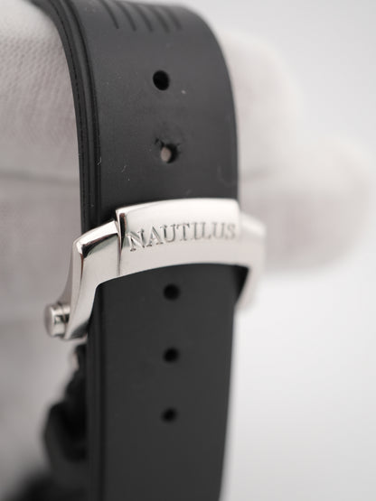 Patek Philippe Nautilus Black Dial on Rubber Strap 5726A-001 Complete 2012
