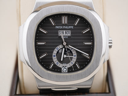 Patek Philippe Nautilus Black Dial on Rubber Strap 5726A-001 Complete 2012