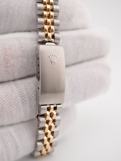 Rolex Datejust 26 Champagne Arabic Dial on Jubilee 69173 Papers 1990