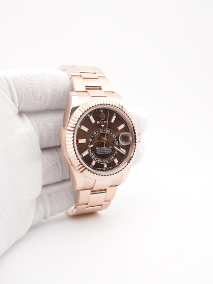 Rolex SkyDweller Chocolate Dial on Oyster 336935 Card 2024
