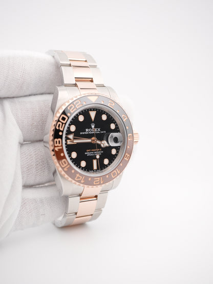 Rolex GMT-Master II Root Beer Black Dial on Oyster 126711CHNR Card 2020