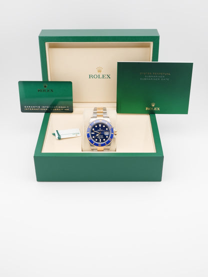 Rolex Submariner Blue Dial on Oyster 126613LB Card 2020