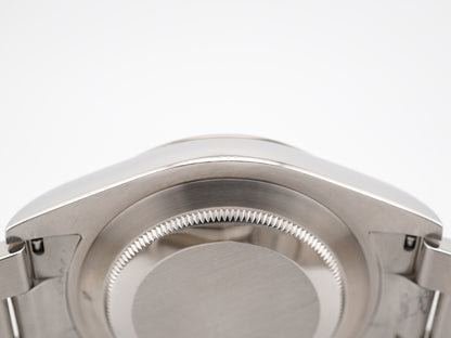 Rolex Datejust II Charcoal Grey Roman Dial on Oyster 116334 2012