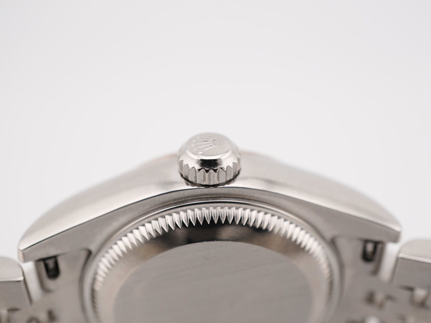 Rolex Datejust Lady Silver Stick Dial on Jubilee 179174 Card 2007