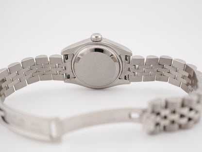 Rolex Datejust Lady Silver Stick Dial on Jubilee 179174 Card 2007