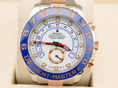 Rolex Yacht-Master II White Dial on Oyster 116681 Card 2016