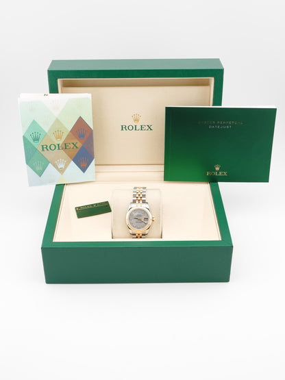 Rolex Datejust Lady Mother of Pearl Diamond Dial on Jubilee 179173 Papers 2005