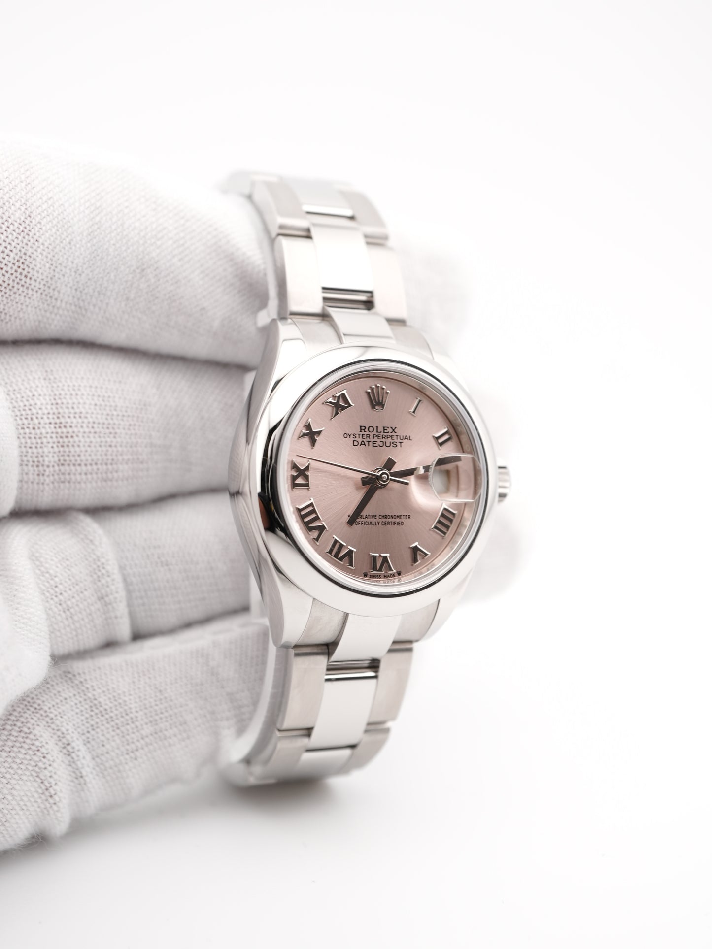 Rolex Datejust Lady Pink Roman Dial on Oyster 279160 Card 2023