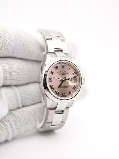 Rolex Datejust Lady Pink Roman Dial on Oyster 279160 Card 2023