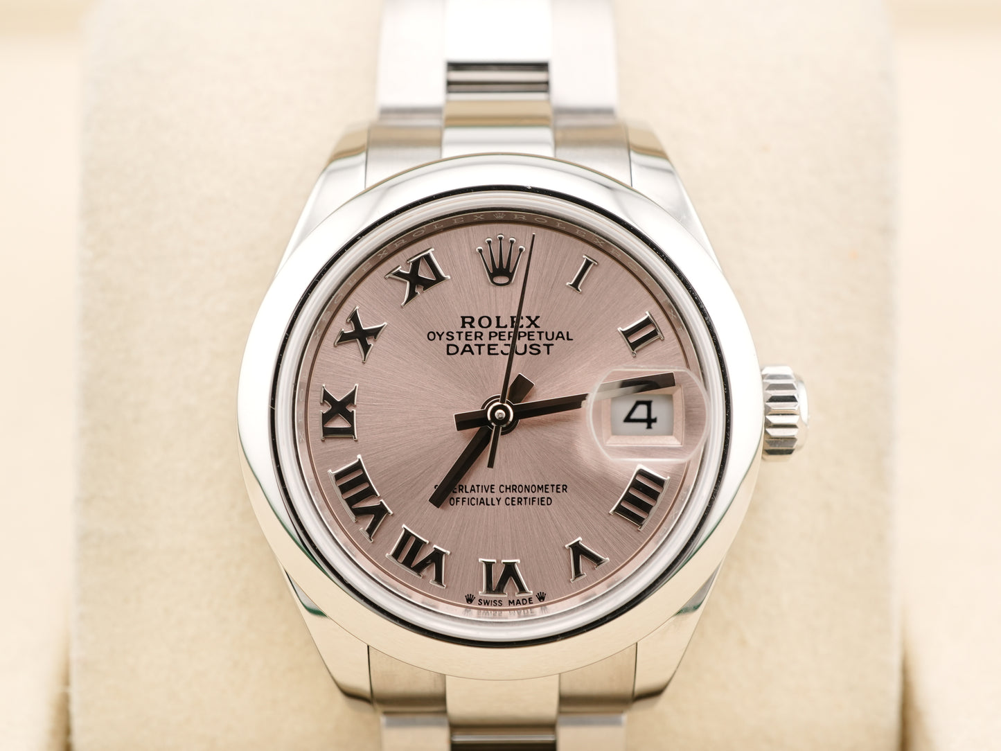 Rolex Datejust Lady Pink Roman Dial on Oyster 279160 Card 2023