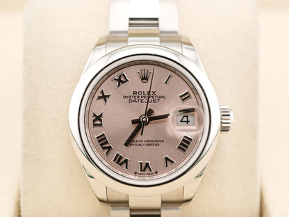 Rolex Datejust Lady Pink Roman Dial on Oyster 279160 Card 2023