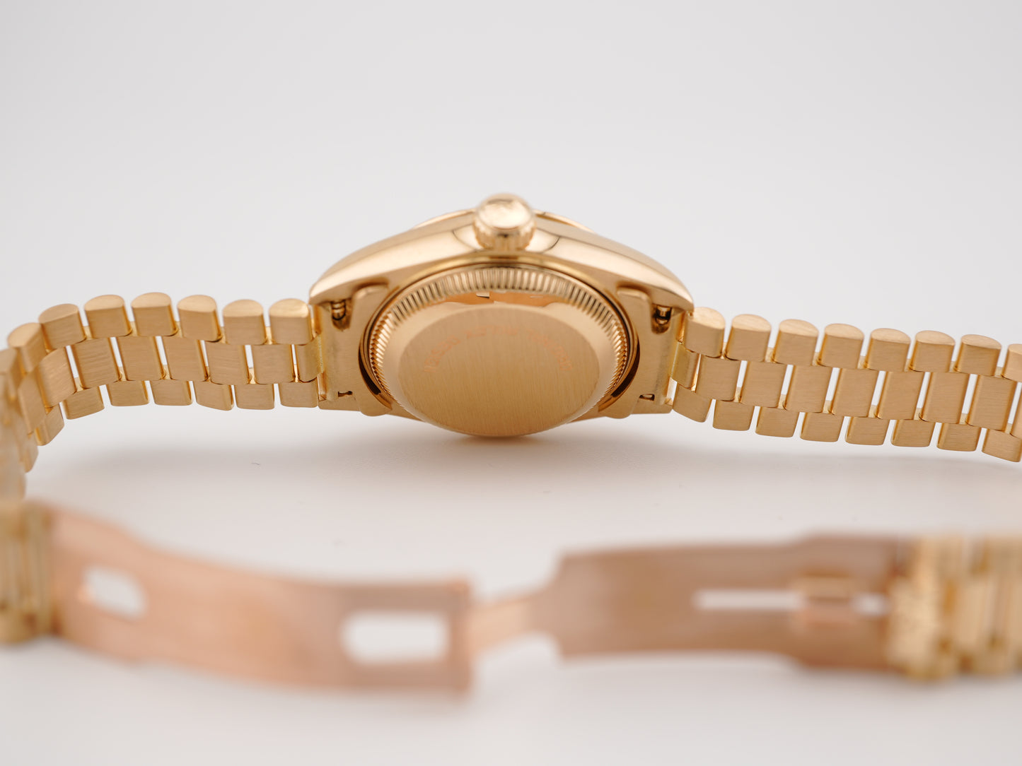 Rolex Datejust Lady President Champagne Diamond Dial on President 69178 Papers 1992