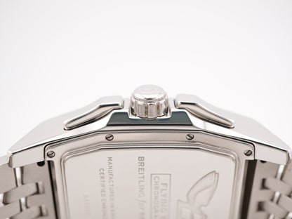 Breitling Flying B Chronograph Silver Dial on Steel A4436512/G632 Complete 2008