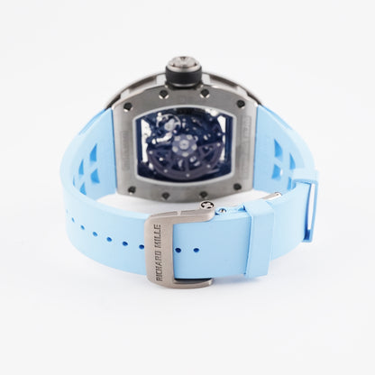 Richard Mille Automatic Winding With Declutchable Rotor Skeleton Dial on Strap RM030 Complete 2020