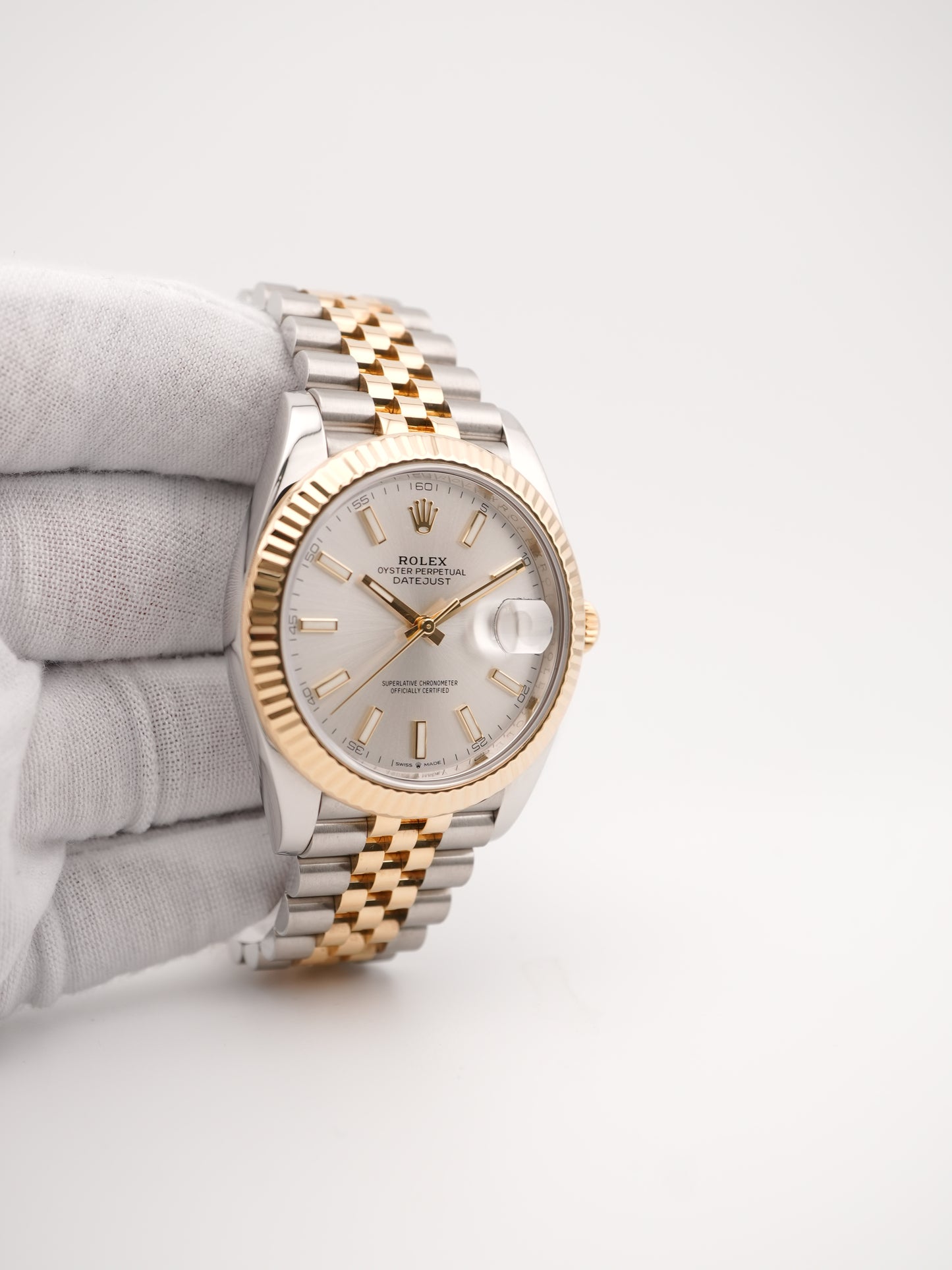 Rolex Datejust 41 Silver Index Dial on Jubilee 126333 Card 2020