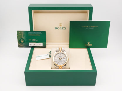 Rolex Datejust 41 Silver Index Dial on Jubilee 126333 Card 2020