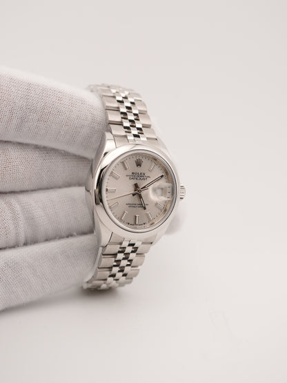 Rolex Datejust Lady Silver Index Dial on Jubilee 279160 Card 2021