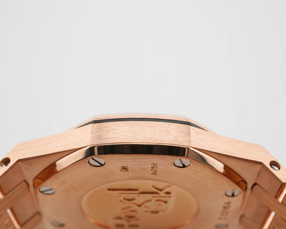 Audemars Piguet Royal Oak Quartz Ladies Brown Dial on Converted With New Bracelet 67651OR.ZZ.D080CA.01 2016