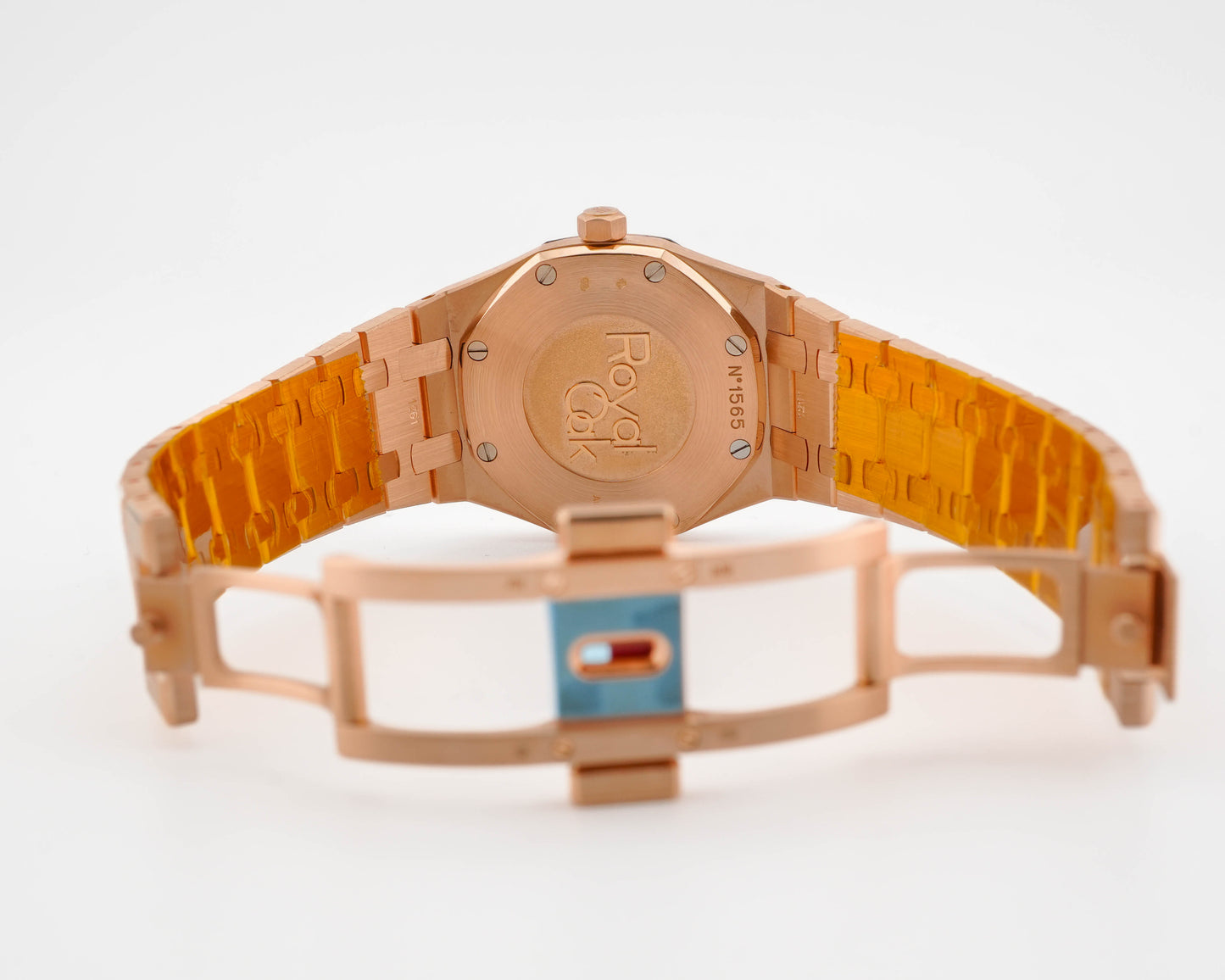 Audemars Piguet Royal Oak Quartz Ladies Brown Dial on Converted With New Bracelet 67651OR.ZZ.D080CA.01 2016