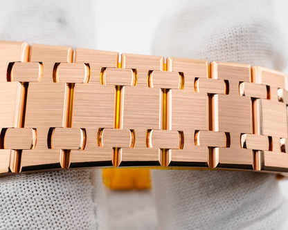 Audemars Piguet Royal Oak Quartz Ladies Brown Dial on Converted With New Bracelet 67651OR.ZZ.D080CA.01 2016