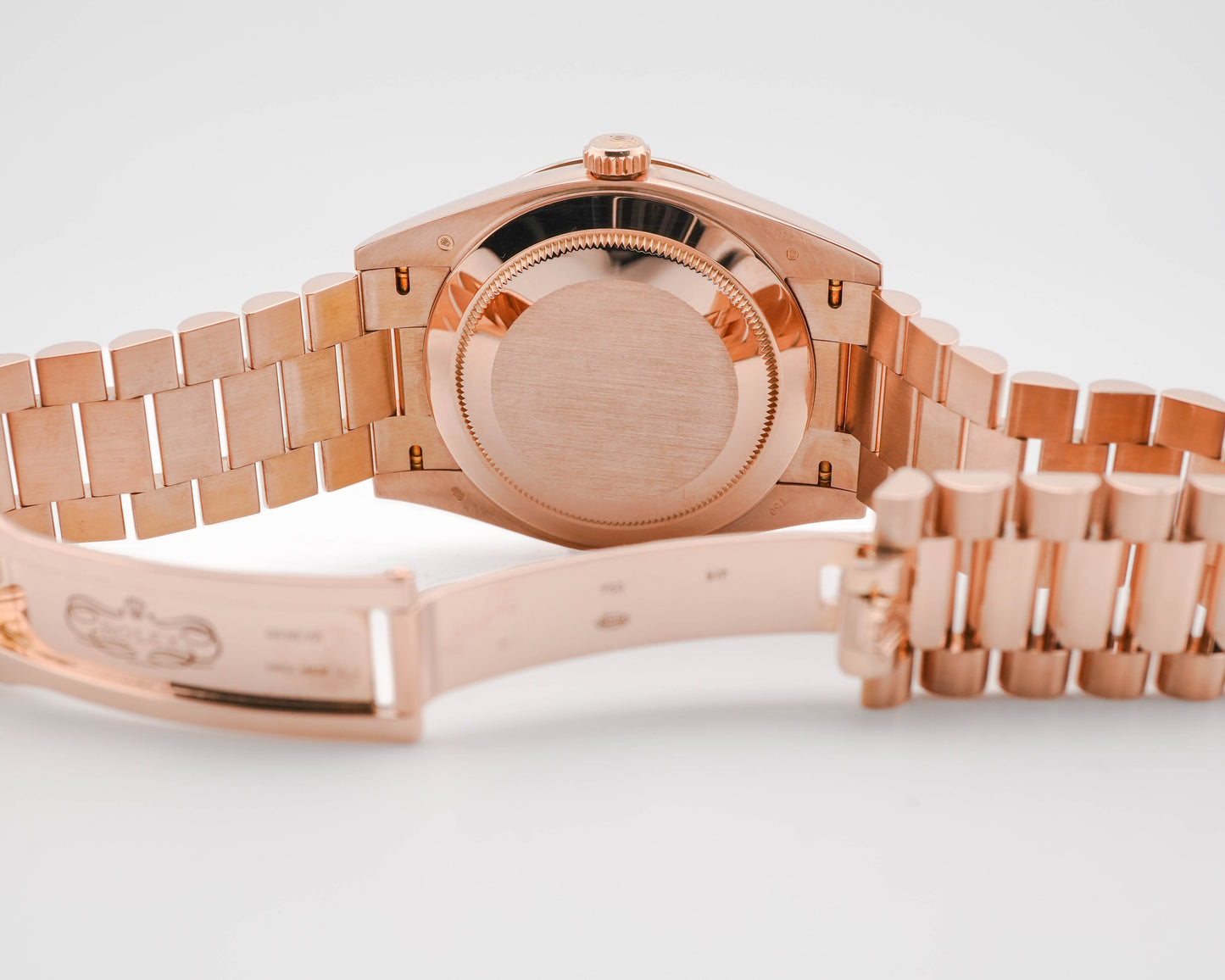 Rolex Day-Date 40 Sundust Baguette-Cut Diamond Dial on President 228345RBR Card 2019