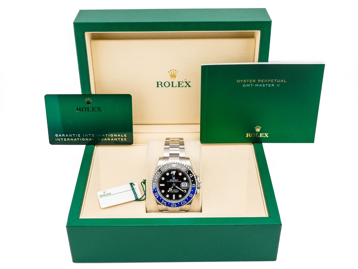 Rolex GMT-Master II Batman Black Dial on Oyster 126710BLNR Complete 2025