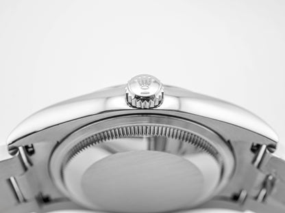 Rolex Datejust Rhodium Dial on Oyster 116200 2014