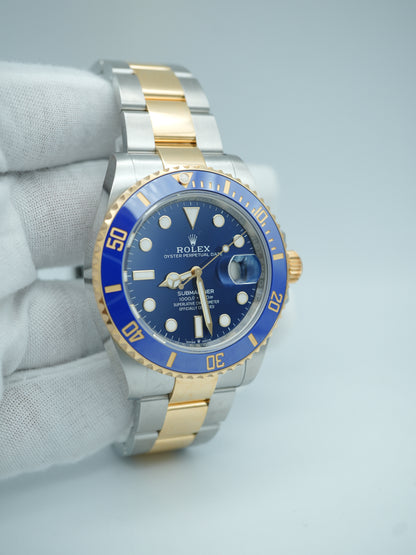 Rolex Submariner Blue Dial on Oyster 126613LB Complete 2021