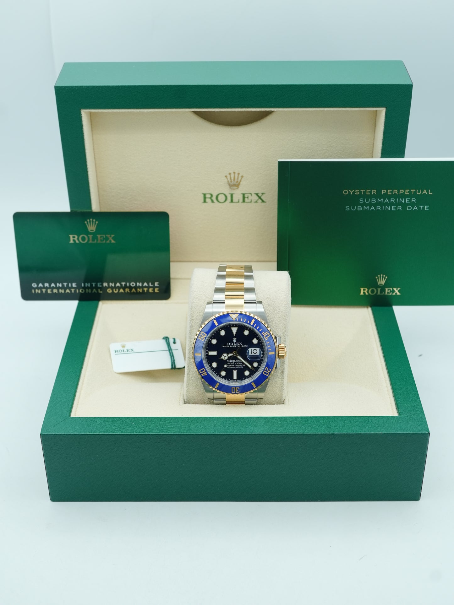 Rolex Submariner Blue Dial on Oyster 126613LB Complete 2021