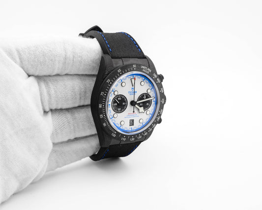 Tudor Black Bay Chrono White Dial on Fabric M79377KN-0001 Complete 2025