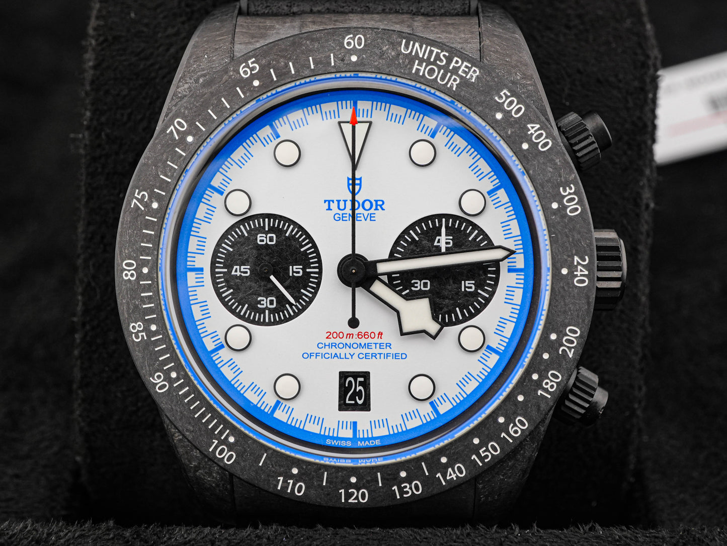 Tudor Black Bay Chrono White Dial on Fabric M79377KN-0001 Complete 2025