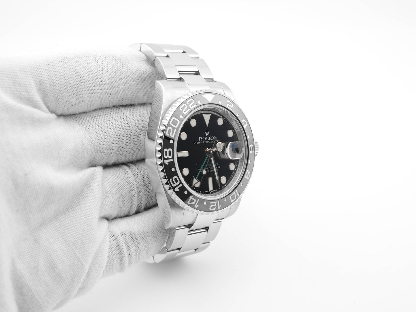 Rolex GMT-Master II Black Dial on Oyster 116710LN Complete 2019