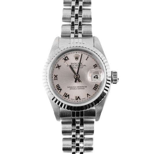 Rolex Datejust Lady Silver Roman Dial on Jubilee 79174 Papers 2001