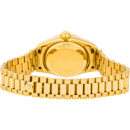 Rolex Datejust Lady President Champagne Stick Dial on President 69178 1986