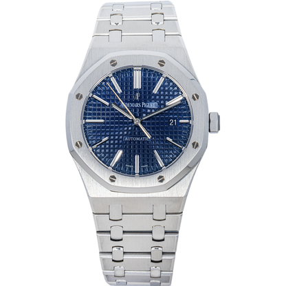 Audemars Piguet Royal Oak Selfwinding Blue Dial on Bracelet 15400ST.OO.1220ST.03 Archives 2012