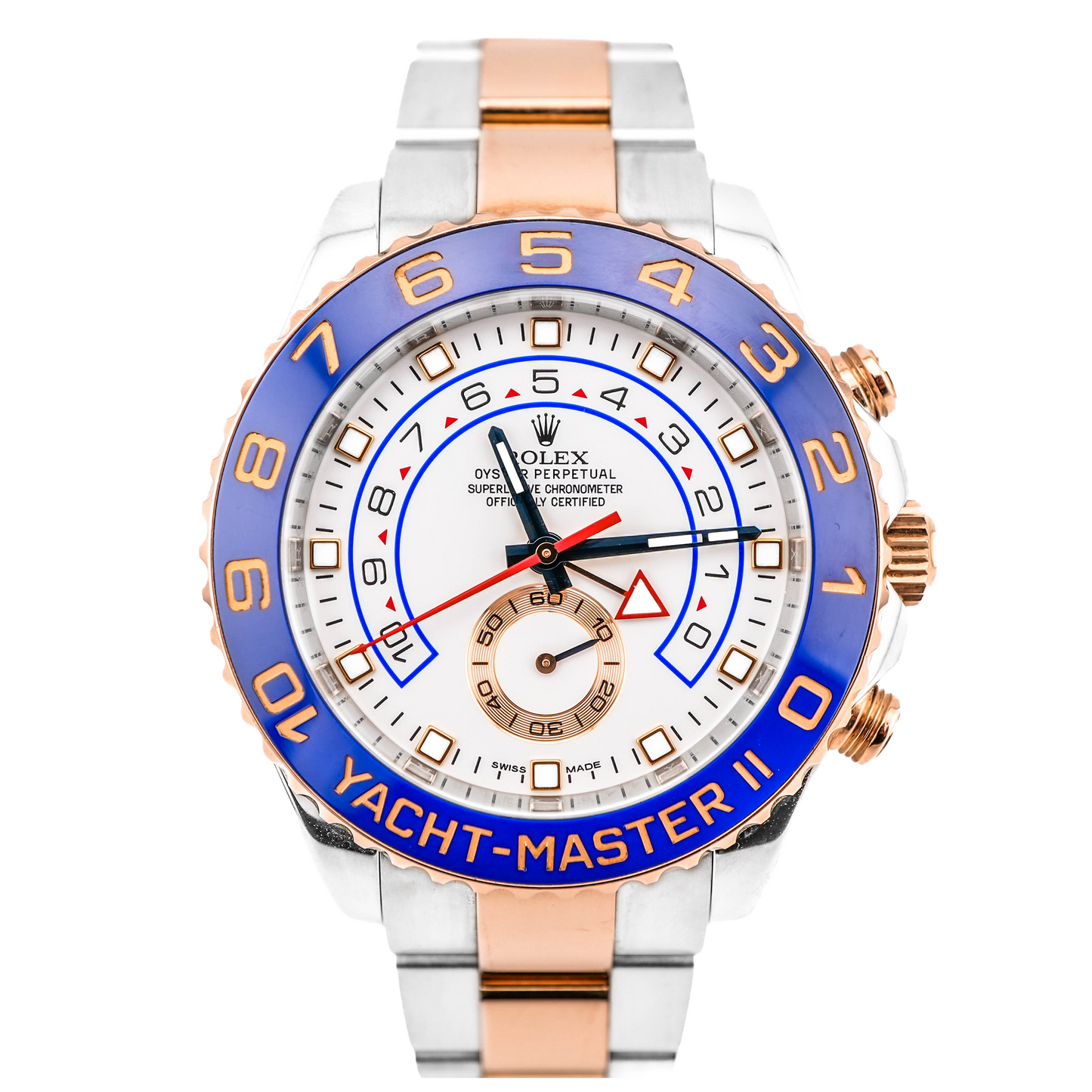 Rolex Yacht-Master II White Dial on Oyster 116681 2014