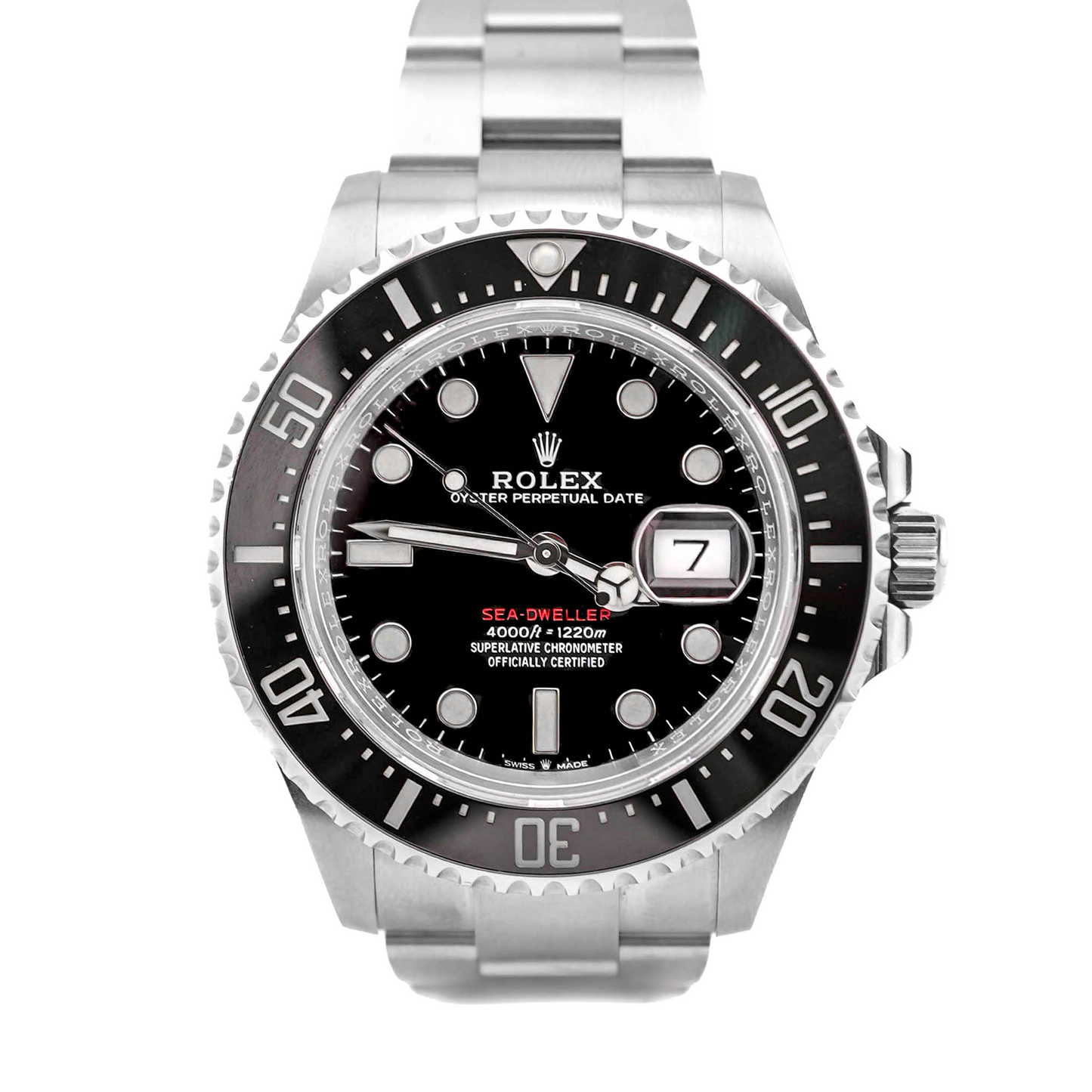 Rolex Sea-Dweller 43 Black Dial on Oyster 126600 Card 2017