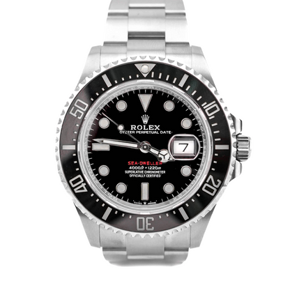 Rolex Sea-Dweller 43 Black Dial on Oyster 126600 Card 2017