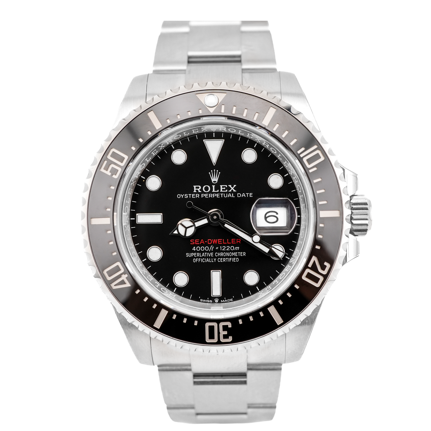 Rolex Sea-Dweller 43 Black Dial on Oyster 126600 Card 2021