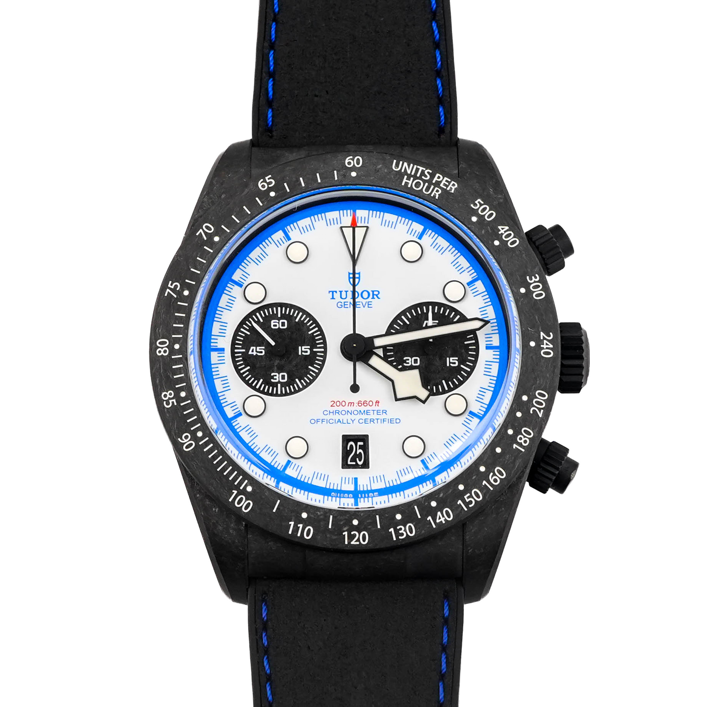 Tudor Black Bay Chrono White Dial on Fabric M79377KN-0001 Complete 2025