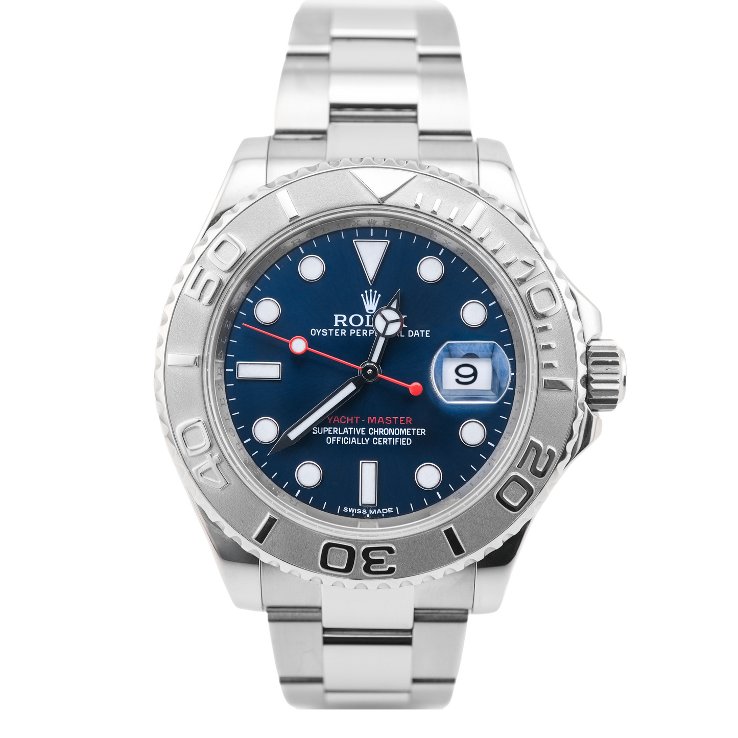 Rolex Yacht Master Blue Dial on Oyster 116622 Card 2013